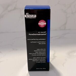 Dr. Brandt PoreDermabrasion Pore Perfecting Exfoliator New in Box $59 Retail.